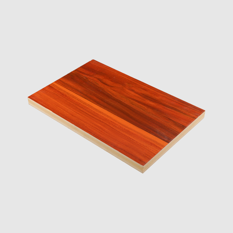 Högdensitet pvc skum pvc dekorativa väggpaneler trä ådring 10mm